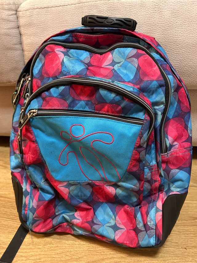 Mochila Totto Azul y Rosa