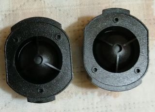 Coppia Tweeters Faital Neri 4 ohms filtrati. 