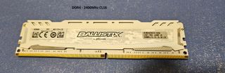 Crucial Ballistix Sport LT White DDR4 2400MHz CL16
