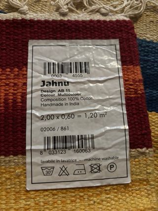 Tappeti indiani in cotone