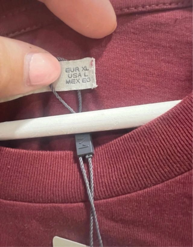 Camiseta Mango Roja Hombre