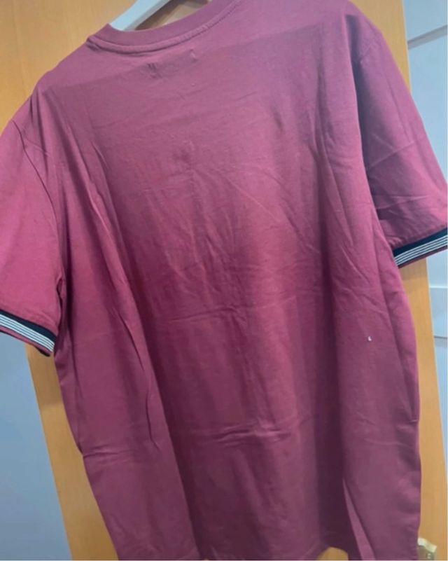 Camiseta Mango Roja Hombre