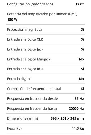 2 Monitores Dj Behringer B1031A 