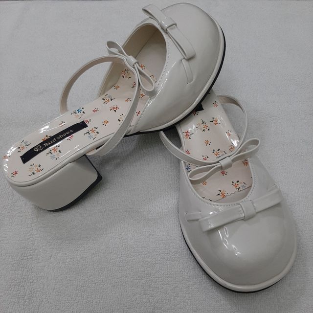 Zapatos blancos BIRD SHOES con lazo