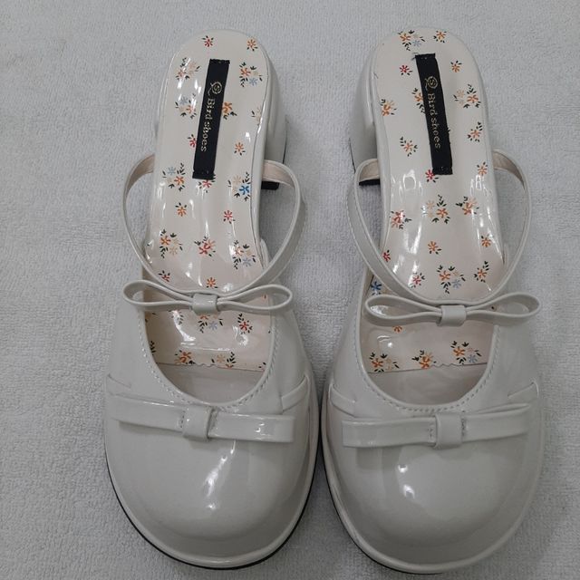 Zapatos blancos BIRD SHOES con lazo