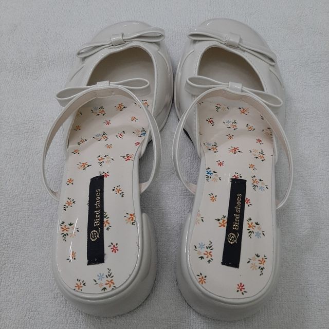 Zapatos blancos BIRD SHOES con lazo