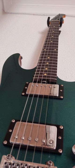 Guitarra Harley Benton Fusion II HH EB Turquoise 