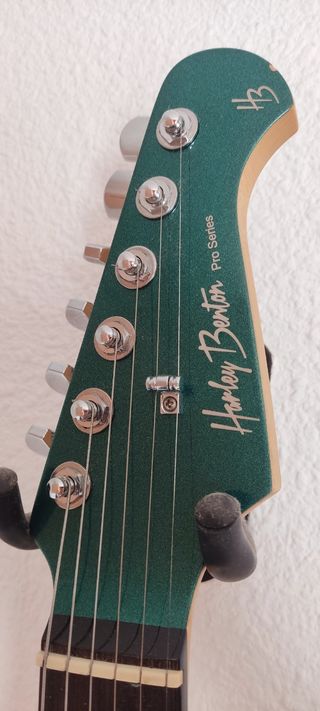 Guitarra Harley Benton Fusion II HH EB Turquoise 