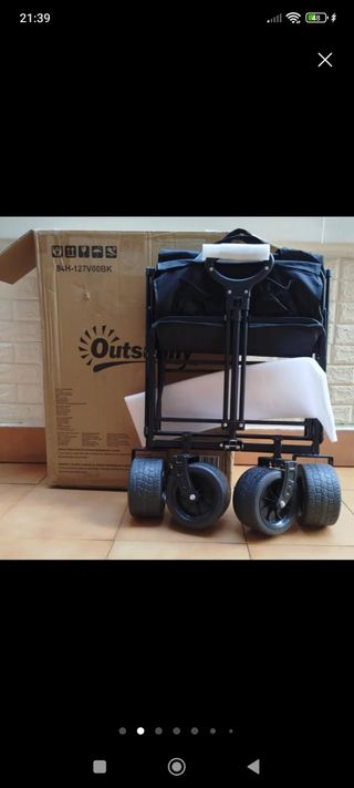 Carro de playa/transporte para niños, jardinera