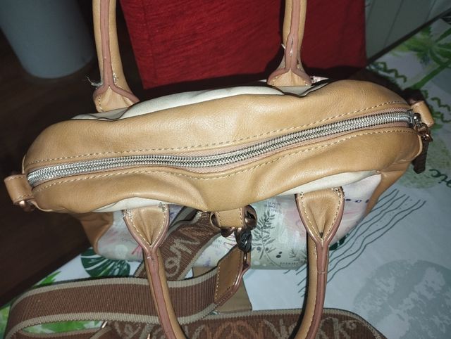 Bolso Anekke Beige Multicolor