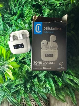 Auriculares Cellularline Tone Capsule Blancos