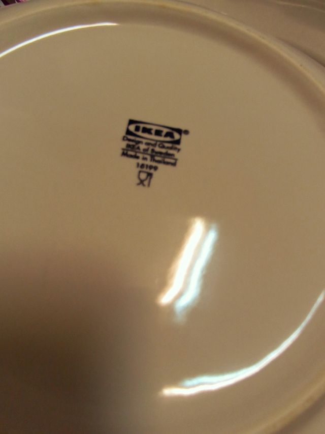 Platos Hondos-Ikea -beige