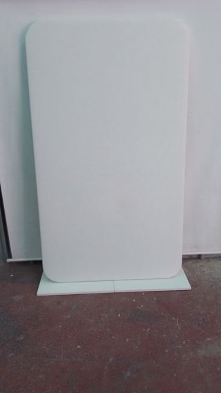 Base tapizada blanca