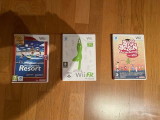 Pack 3 Juegos Wii: Wii Sports Resort, Wii Fit, Big