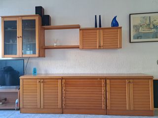 Mueble Comedor Aparador Vitrina + 2 Lejas