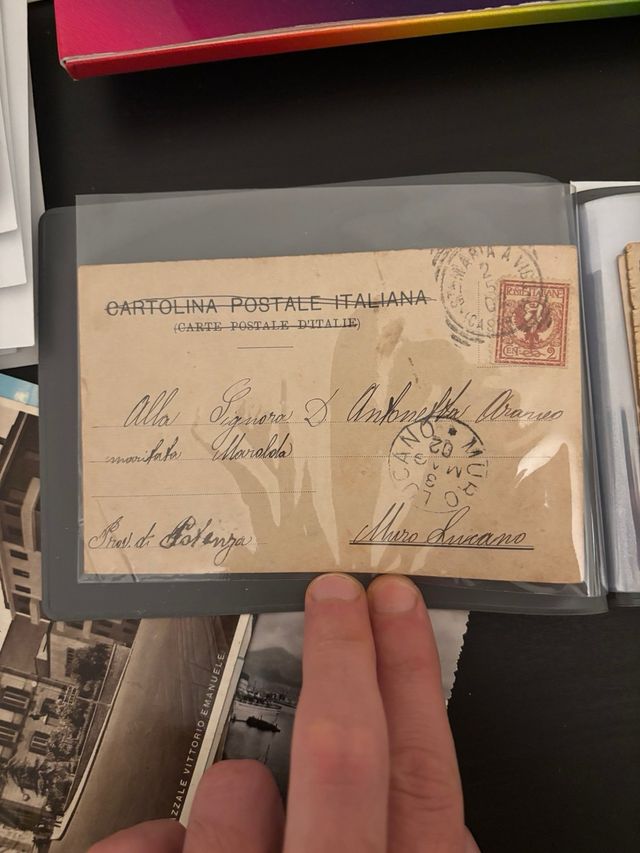 Cartolina antica Collegio S. Maria a Vico