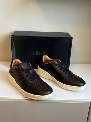Scarpe Liu Jo Uomo Tg 43 Nere/Marrone