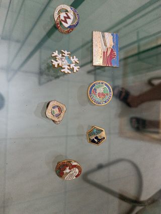 7 distintivi smaltati vintage