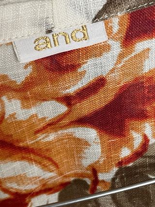 Camicia donna lino floreale