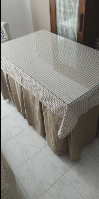 Mesa de camilla rectangular