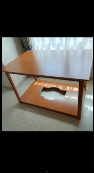 Mesa de camilla rectangular
