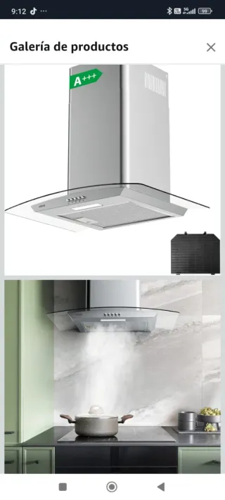 Campana extractora Ciarra Pirámide