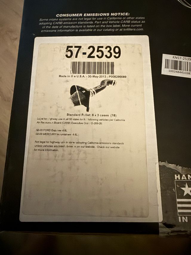 Sistema di aspirazione K&N 57-2539