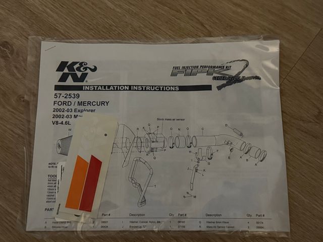Sistema di aspirazione K&N 57-2539