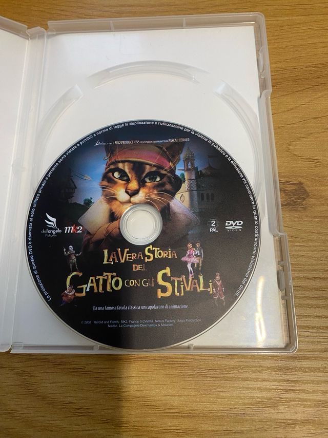 DVD La Vera Storia del Gatto con gli Stivali