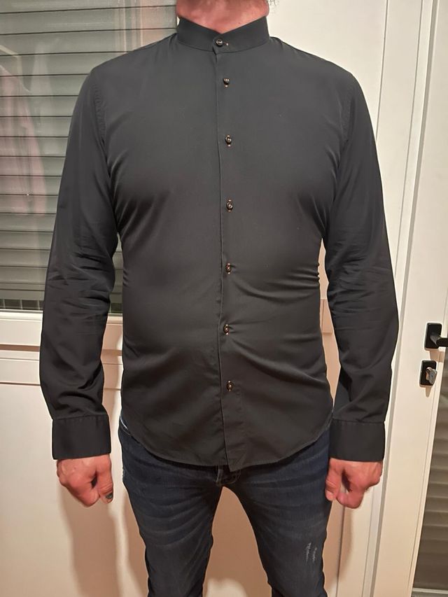 Camicia uomo nera