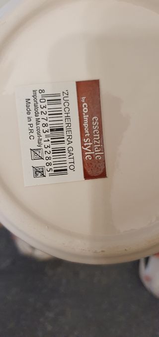 Set da tè gatti in ceramica