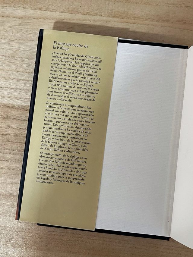 Libro El mensaje oculto de la esfinge