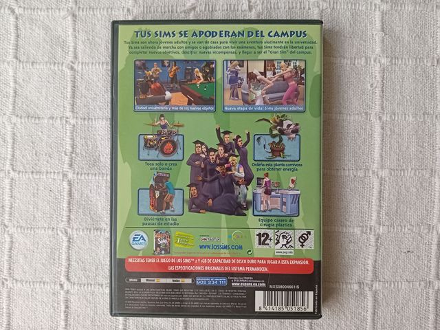 🇪🇸 Los Sims 2 Universitarios  [Expansión] - PC