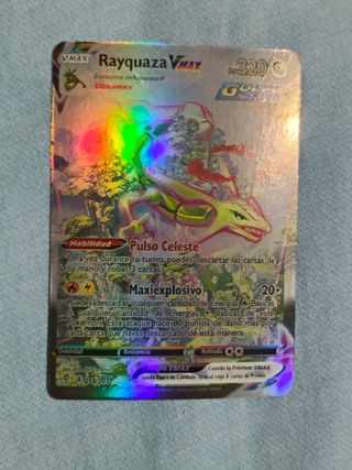 Carta Pokémon Rayquaza VMAX 218/203