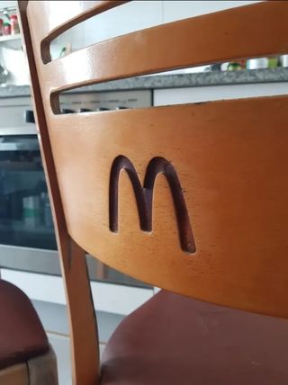 Pareja Sillas McDonald's Antiguas