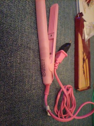 Plancha de pelo rosa