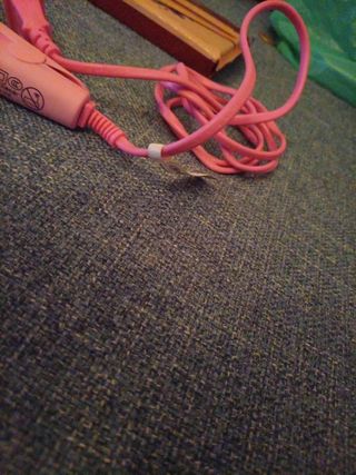 Plancha de pelo rosa