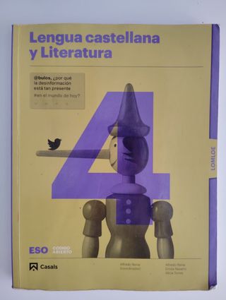 Lengua castellana y Literatura 4 ESO LOMLOE
