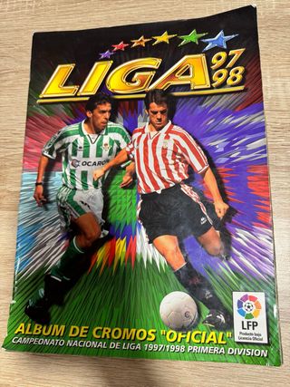 Álbum cromos Liga 97/98 Oficial