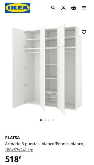 Armario Ikea Platsa. Modulable x6 Transporte?