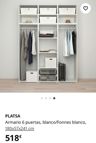 Armario Ikea Platsa. Modulable x6 Transporte?