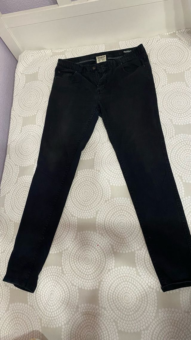 Pantalones Pull&Bear negros hombre