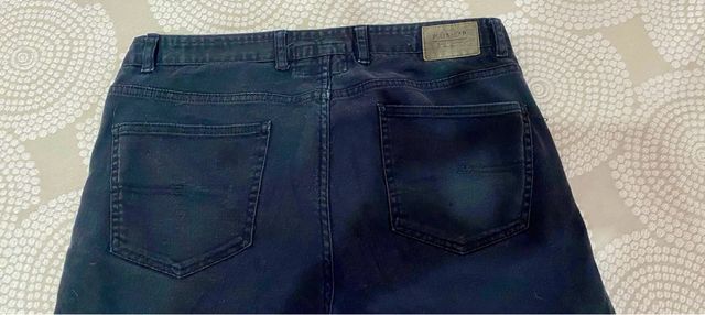 Pantalones Pull&Bear negros hombre