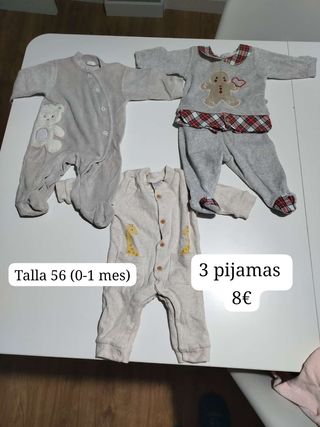 Ropa Bebé Talla 56 (0-1 mes)