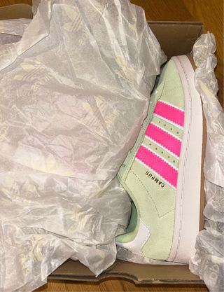 Zapatillas Adidas Campus Verdes y Rosas