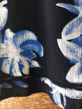 Top bambula floral



