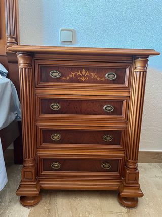 Dormitorio madera maciza con filigrana