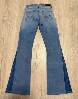 Jeans a zampa con stelline