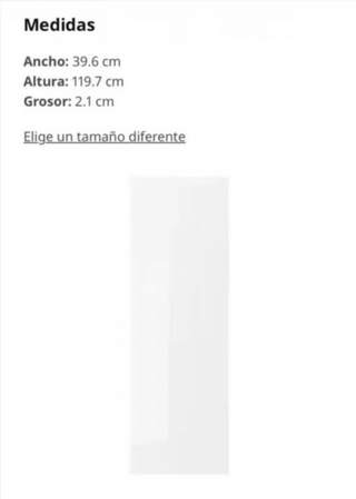 Puertas armario IKEA VOXTORP blancas