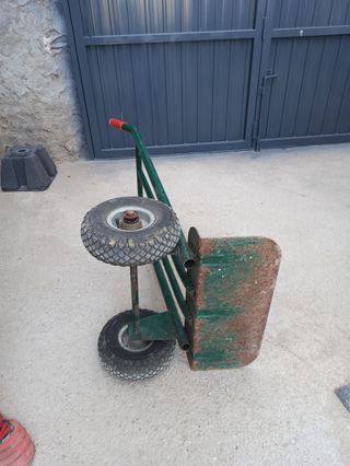 Carretilla de mano en Mestanza Ciudad Real. 
